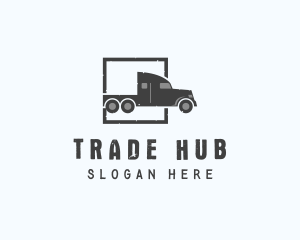 Freight Truck Logistic logo design