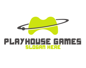 Planet Game Console logo design