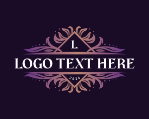 Elegant Floral Boutique Logo