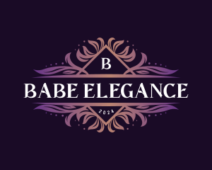 Elegant Floral Boutique logo design