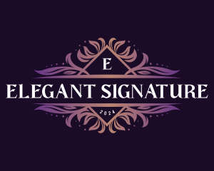 Elegant Floral Boutique logo design