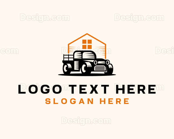 Farm Ranch Pickup Truck Logo