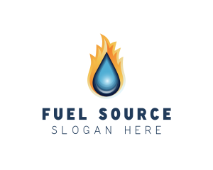 Fire Water Element logo design