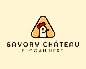 Chicken Triangle Restaurant logo design