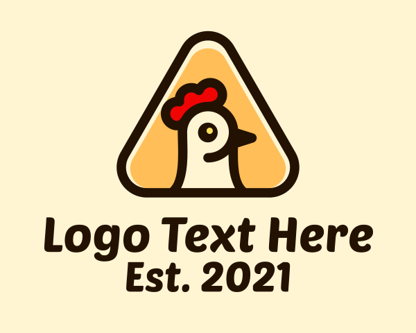 Chicken Nugget logo example 1