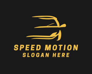 Yellow Fast Car logo design