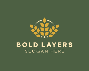 Wheat Golden Bakery logo design