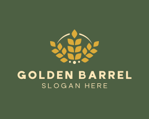 Wheat Golden Bakery logo design