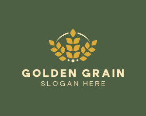 Wheat Golden Bakery logo design