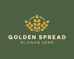 Wheat Golden Bakery logo design