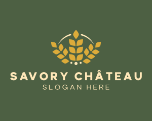 Wheat Golden Bakery logo design