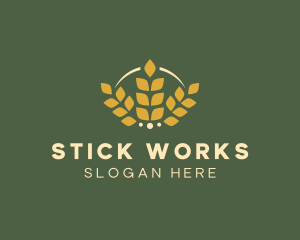 Wheat Golden Bakery logo design