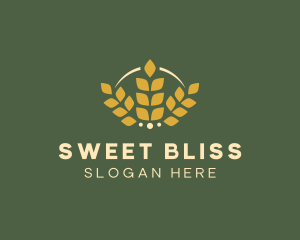 Wheat Golden Bakery logo design