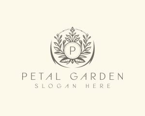 Floral Elegant Crest logo design