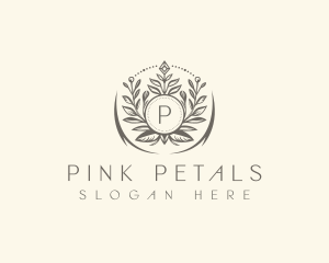 Floral Elegant Crest logo design