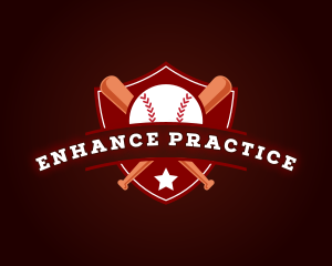 Sports Baseball Shield logo design