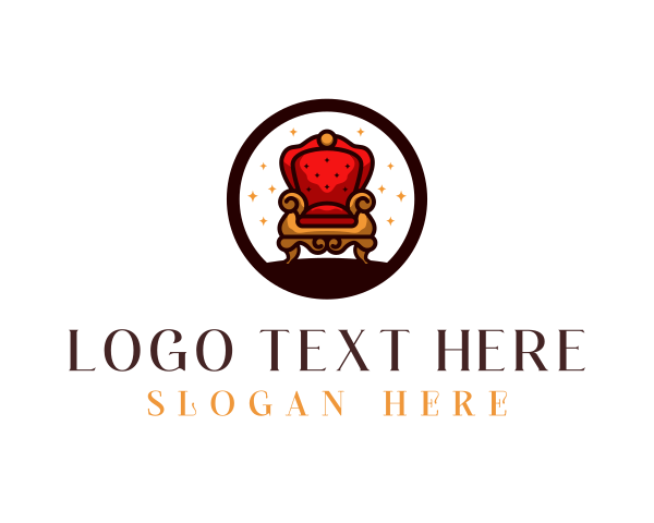 Armchair logo example 2