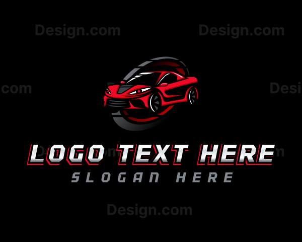 Automotive Race Car Logo