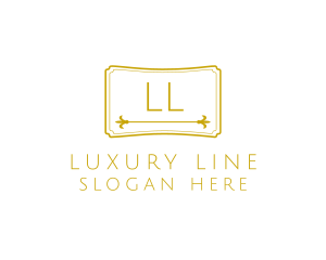 Luxurious Ticket Signage logo design