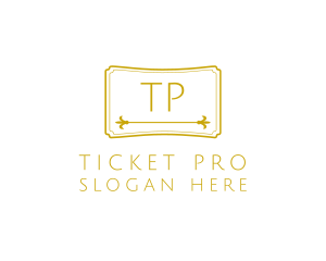 Luxurious Ticket Signage logo