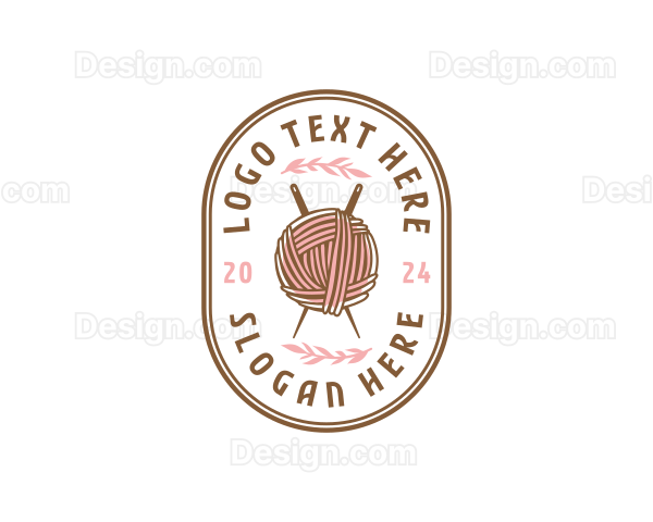 Yarn Thread Crafting Logo