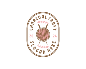 Yarn Thread Crafting logo design