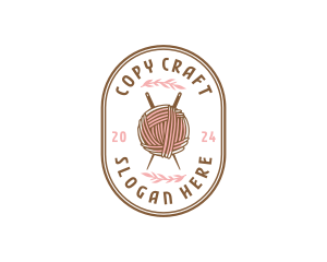 Yarn Thread Crafting logo design