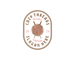 Yarn Thread Crafting logo design