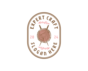 Yarn Thread Crafting logo design