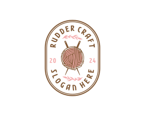 Yarn Thread Crafting logo design