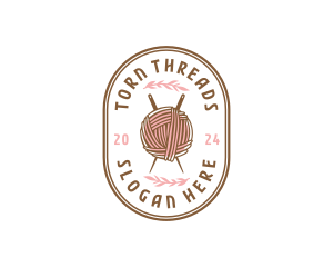 Yarn Thread Crafting logo design