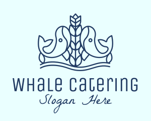 Blue Whale Flower logo