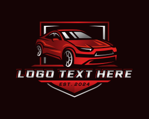 Detailing Car Automotive logo