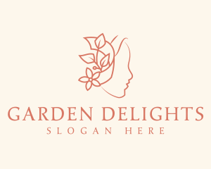 Flower Girl Beauty  logo design