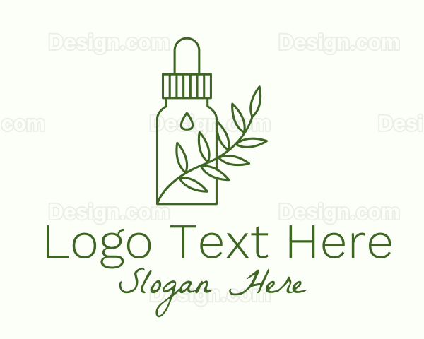 Herbal Medicine Oil Extract Logo