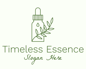 Herbal Medicine Oil Extract logo design