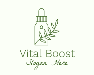 Herbal Medicine Container logo design