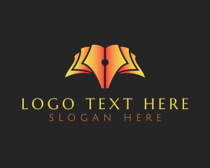 Book Publishing Pen logo