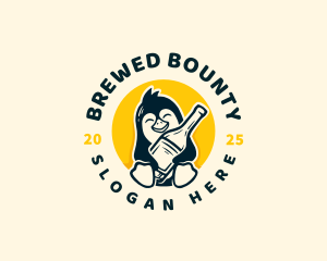 Penguin Beer Bottle logo