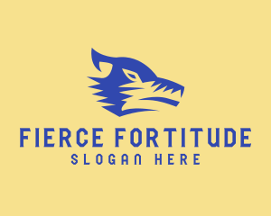 Wild Wolf Animal logo