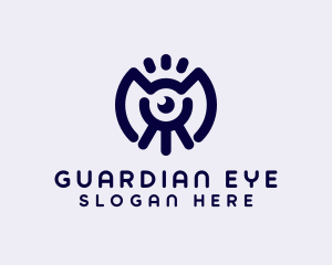 Eye Drone Security logo design