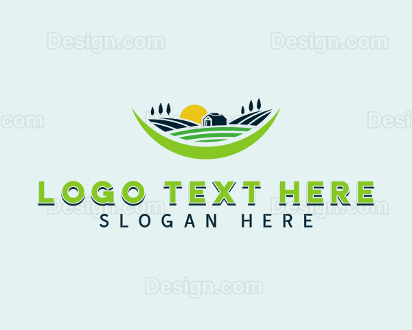 Lawn Field Landscaping Logo