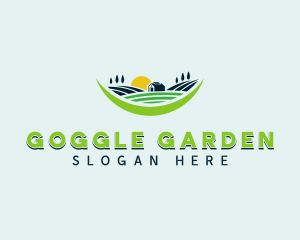 Lawn Field Landscaping logo design