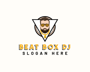 Rapper Hip Hop DJ logo design