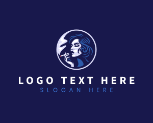 Smoking Lady Cigarette logo