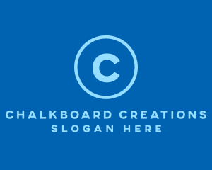 Blue Circle Lettermark logo design