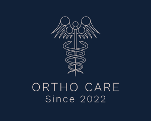 Medical Orthopedic Caduceus  logo