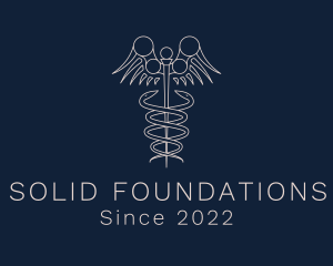 Medical Orthopedic Caduceus  logo
