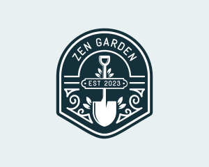 Shovel Plant Gardening logo design