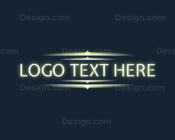 Futuristic Cyber Wordmark Logo